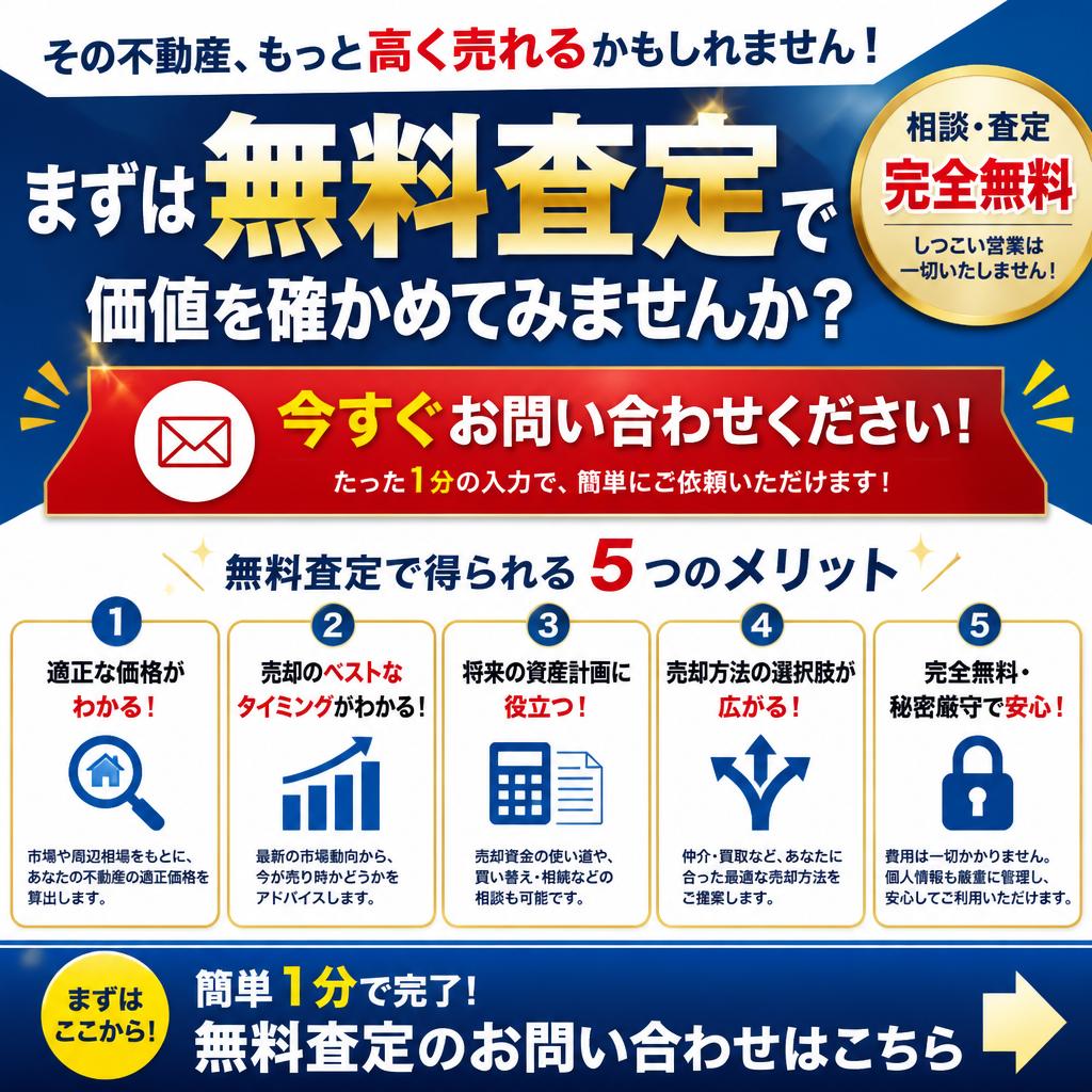 7. 今すぐ無料査定を申し込もう！
