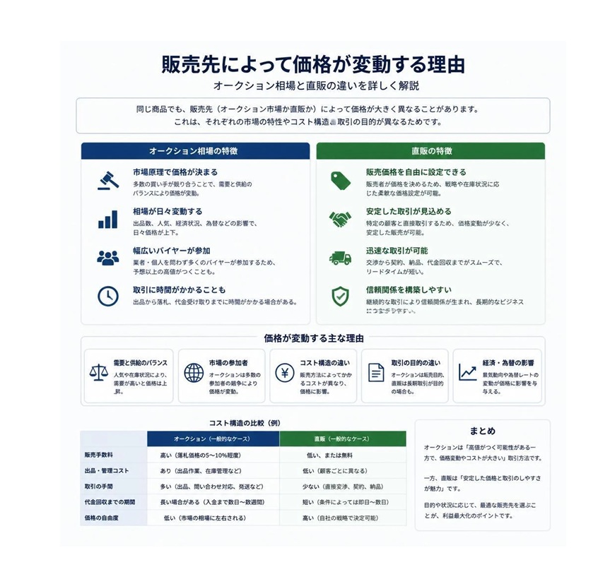 販路の選択肢が価値を左右する理由