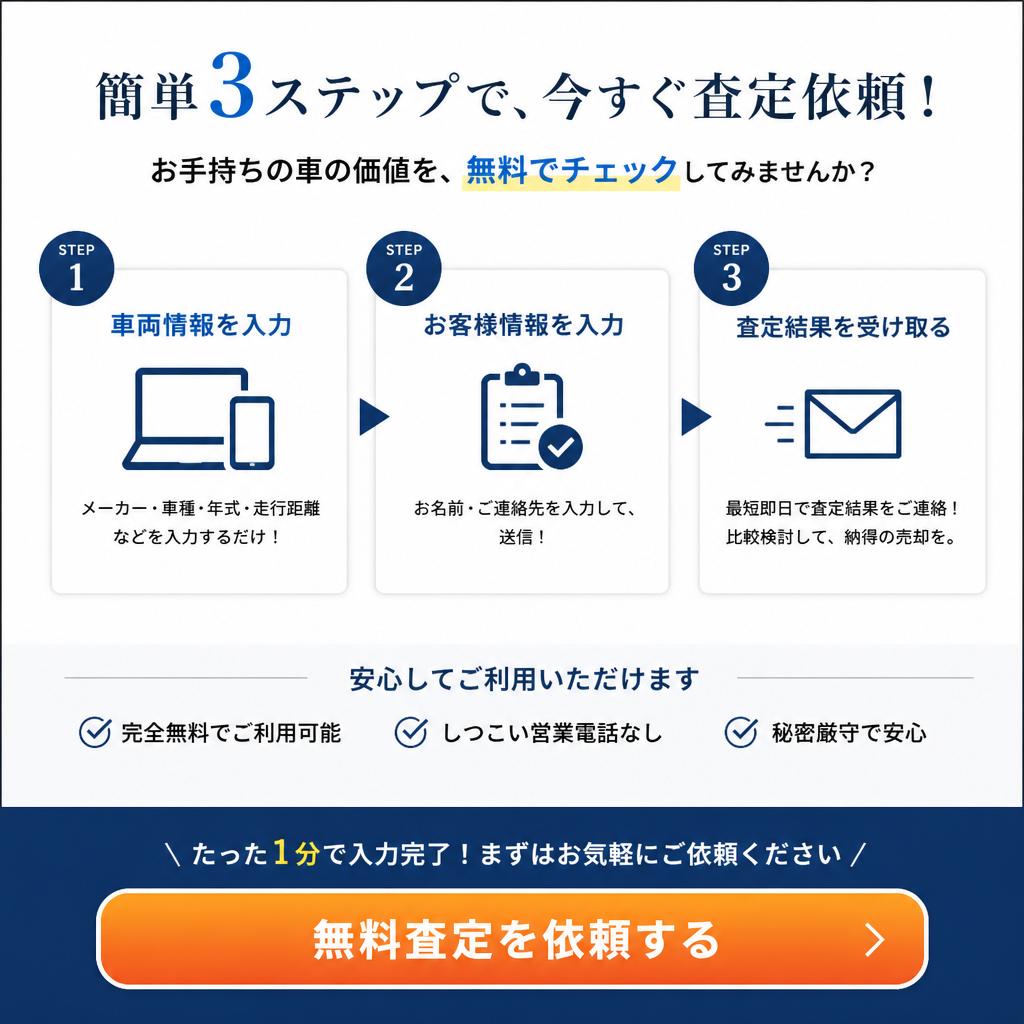 今すぐ査定を申し込もう！