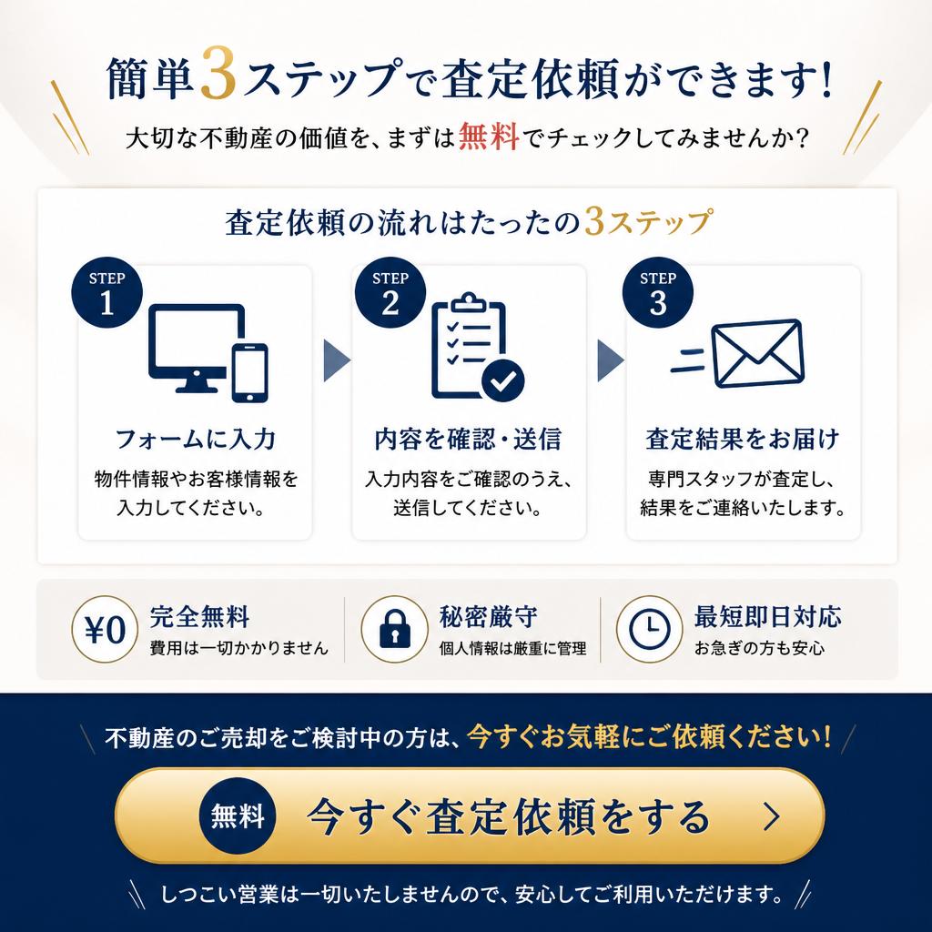 今すぐ査定を申し込もう！