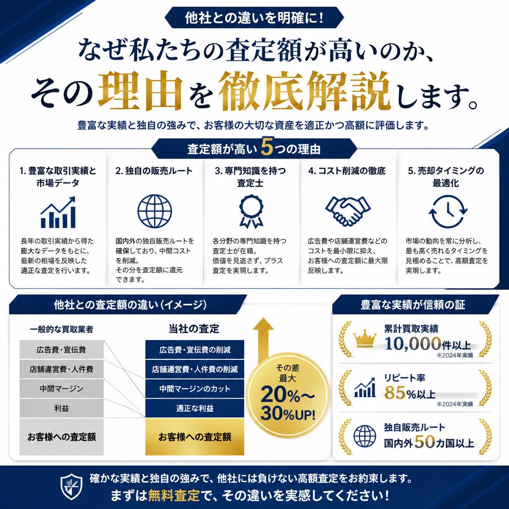 高額査定の理由