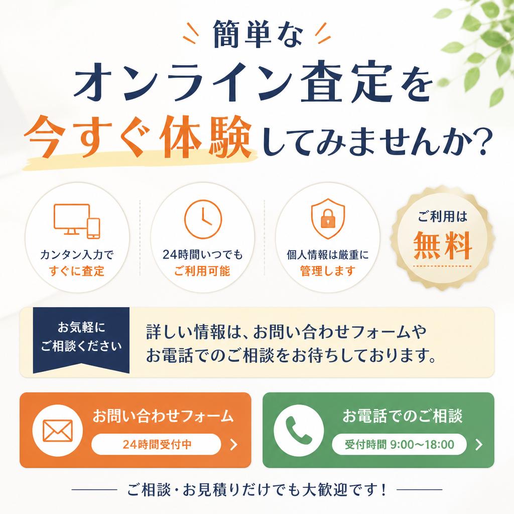 さあ、今すぐ査定依頼を！