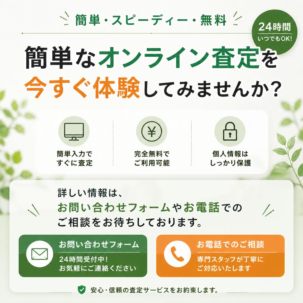 さあ、今すぐ査定依頼を！