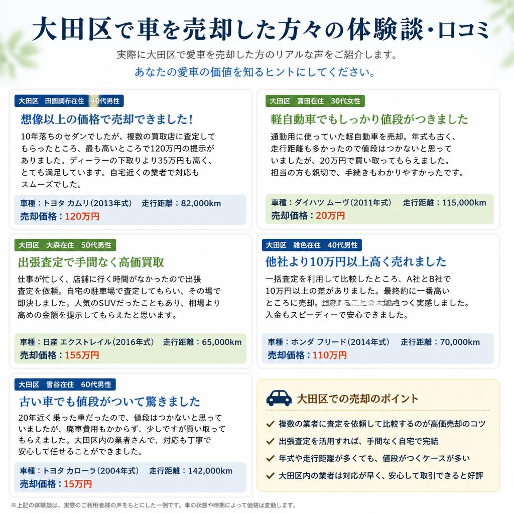 口コミ・体験談でわかる実際の査定結果