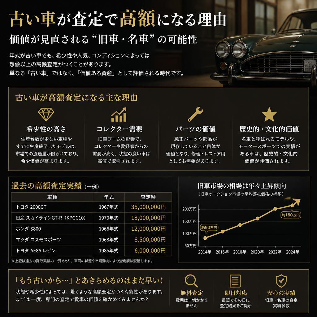 10年落ちでも安心！