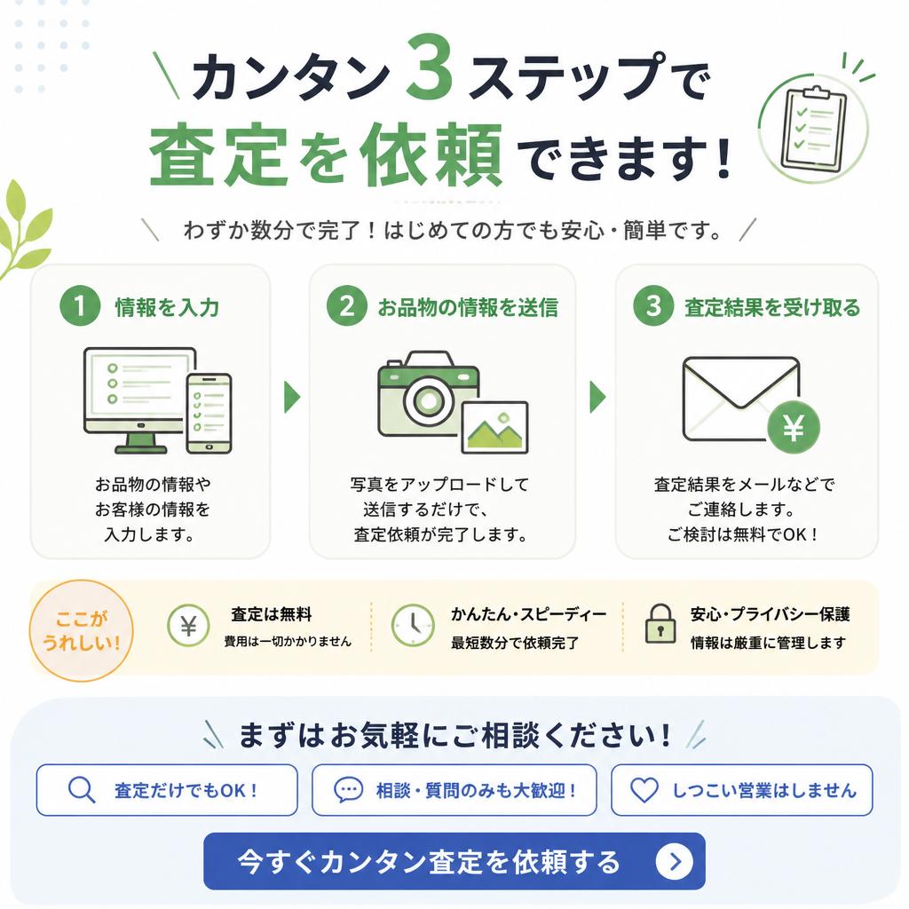 今すぐ査定を受けよう！