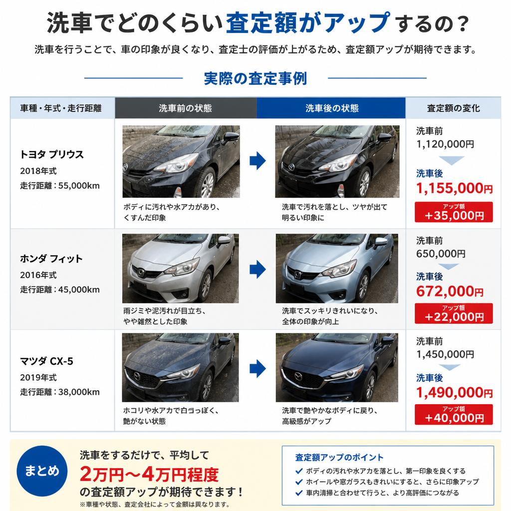 洗車で得られる具体的なメリット