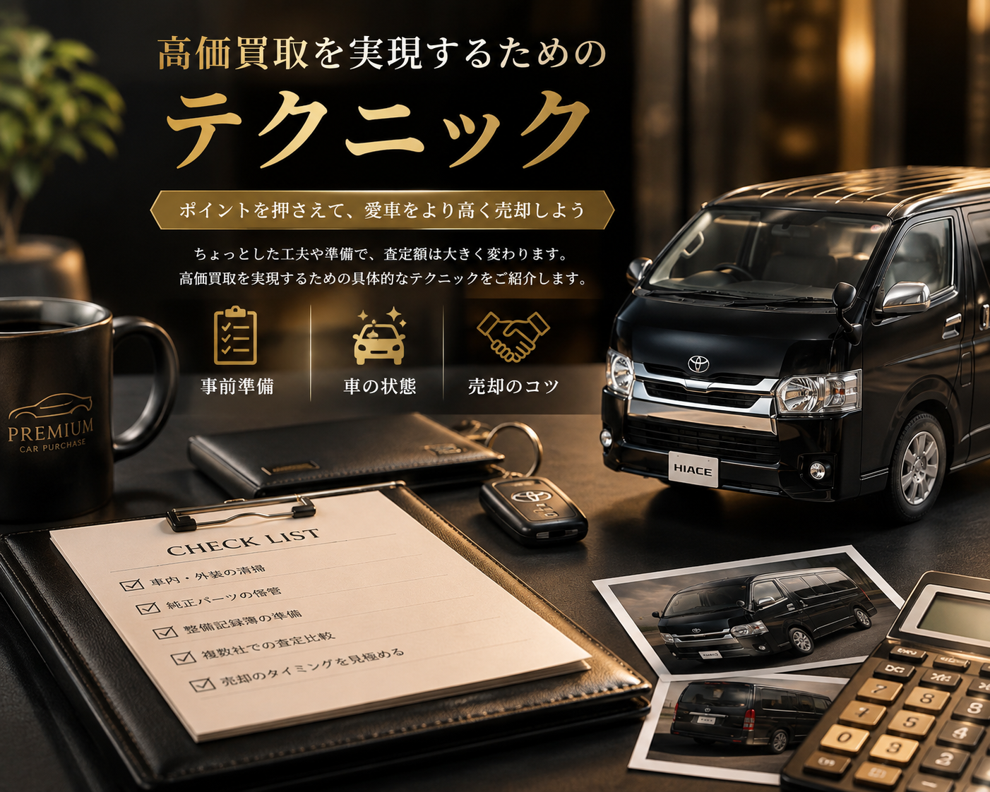 高価買取を実現するためのテクニック