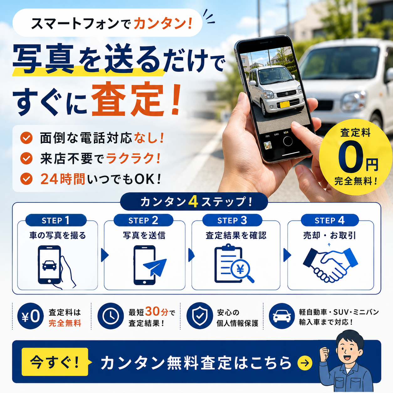 今すぐ査定依頼を！