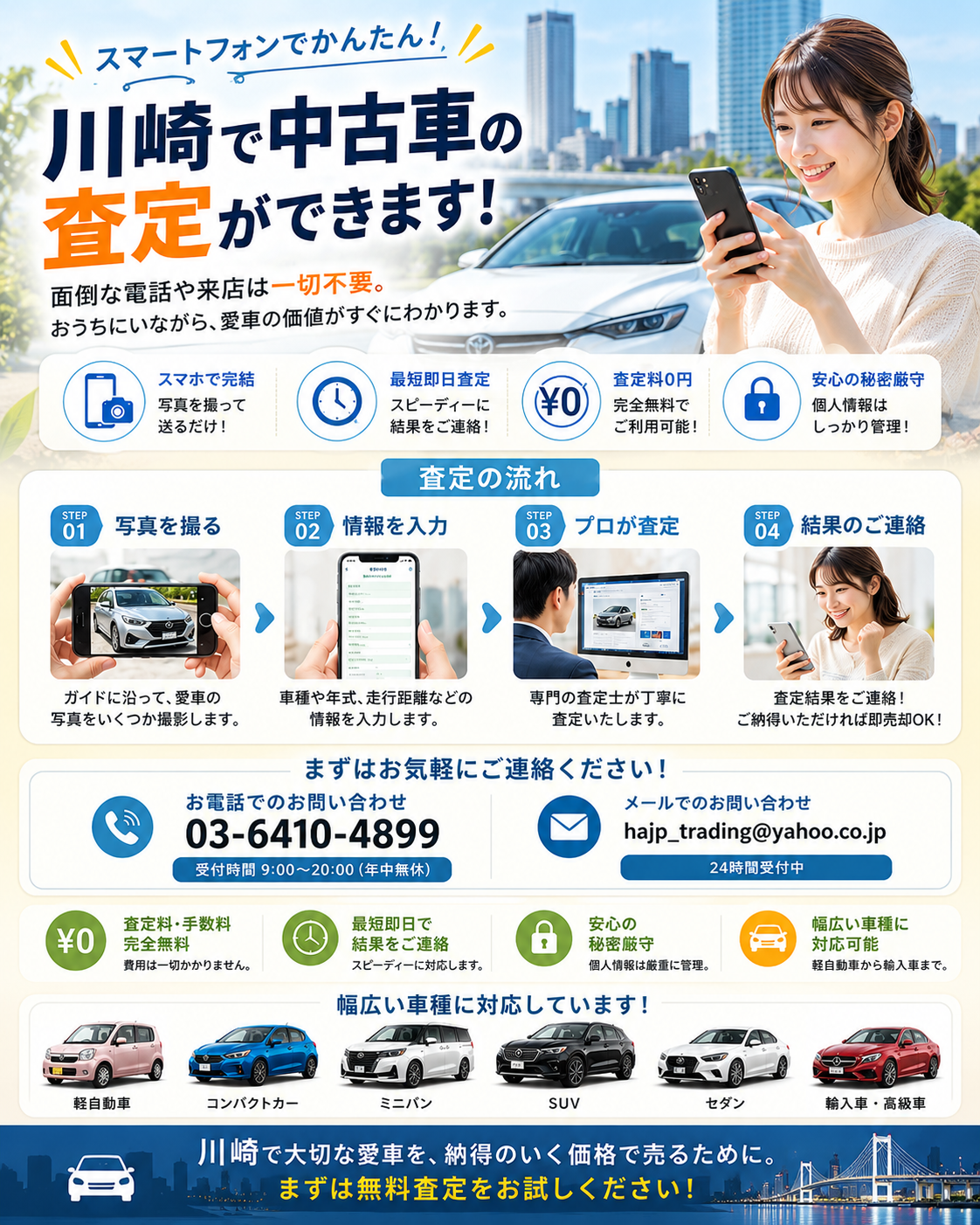 今すぐ査定を依頼しよう！